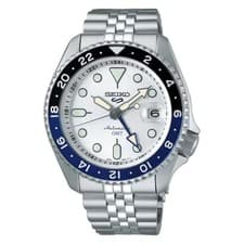 Seiko 5 Sport GMT Automatic Men’s watch white dial SSK033k1