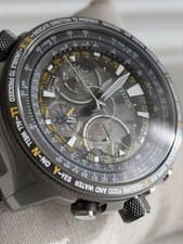 CITIZEN PROMASTER Sky CC7014-82E Solar GPS Black Dial Titanium Men's Watch