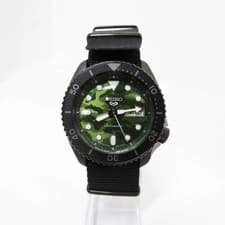 Used SEIKO 5 Sports Wristwatch Analog Automatic SBSA173 Black Seto Ohashi