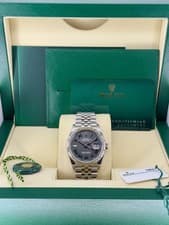 Rolex Datejust 36 Slate Roman Dial on Jubilee 126234 Complete 2022