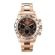 Rolex Daytona Watch 40MM Chocolate Index Hour Markers Dial Rose Gold