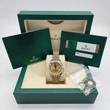 Rolex Datejust Champagne Dial 36mm Two-Tone Watch Official