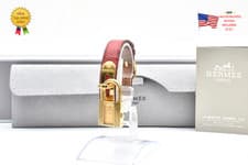 ▶Vintage [ Exc+5 w/Box ] HERMES Kelly Watch Red Dial Woman's Quartz Watch JAPAN