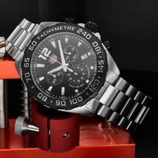 Unpolished TAG Heuer Formula 1 Steel Chronograph 43mm CAZ1010 Full Set Quartz