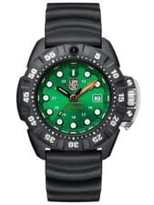 LUMINOX Deep Dive XS.1567 Military Green Dial Men's Natural Rubber Watch Boxed