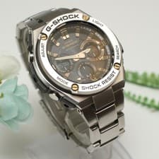 CASIO G-SHOCK G-STEEL GST-W110D Tough Solar Radio Watch 6.8 inches