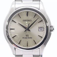 Seiko Grand Seiko 9F62-0A10 Quartz Champagne Dial Mens Watch w Box