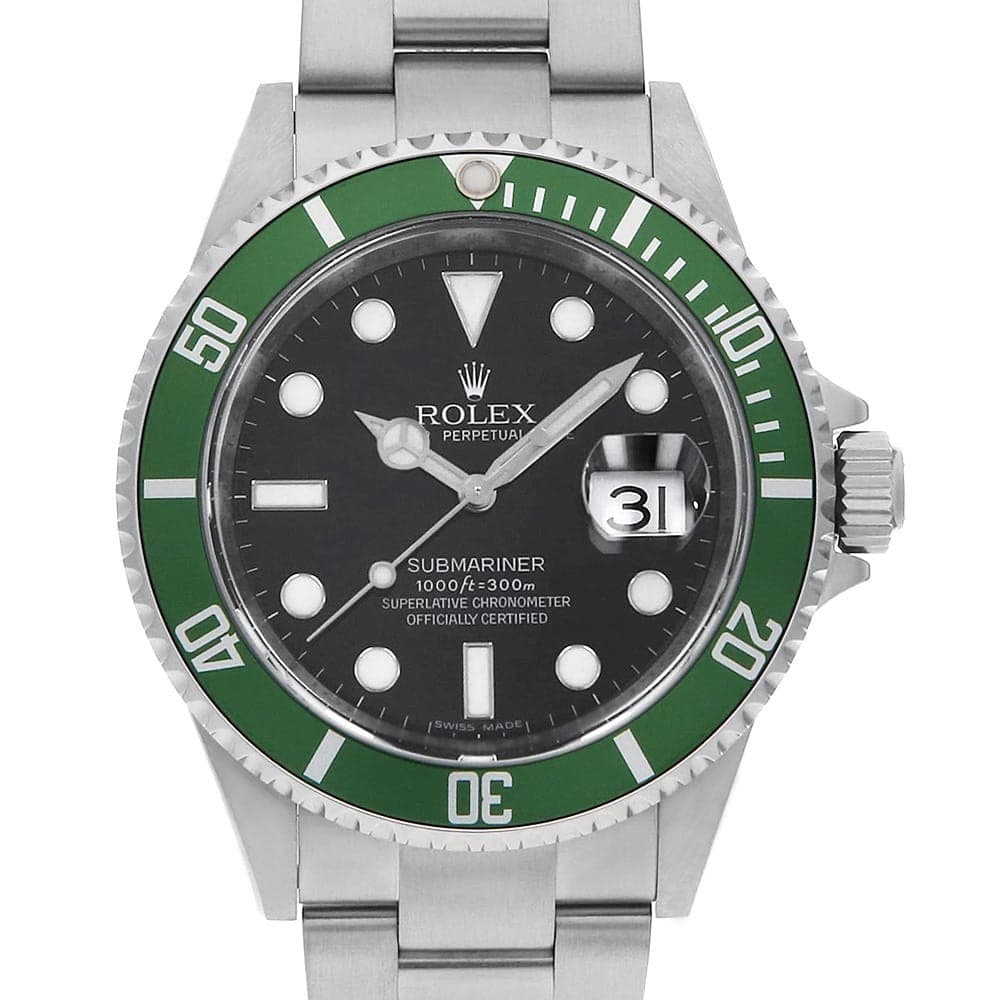 ROLEX SUBMARINER Date 16610LV black M Number second hand mens