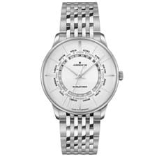 Junghans Meister Worldtimer 40.4mm Matt Silver Dial Men's Watch 27/3011.45