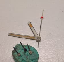 RARE VINTAGE ENICAR JIM CLARK CHRONO VALJOUX 72 HANDS SET