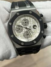 Audemars Piguet Royal Oak Offshore 25940SK SS White Dial Men's Watch 42mm