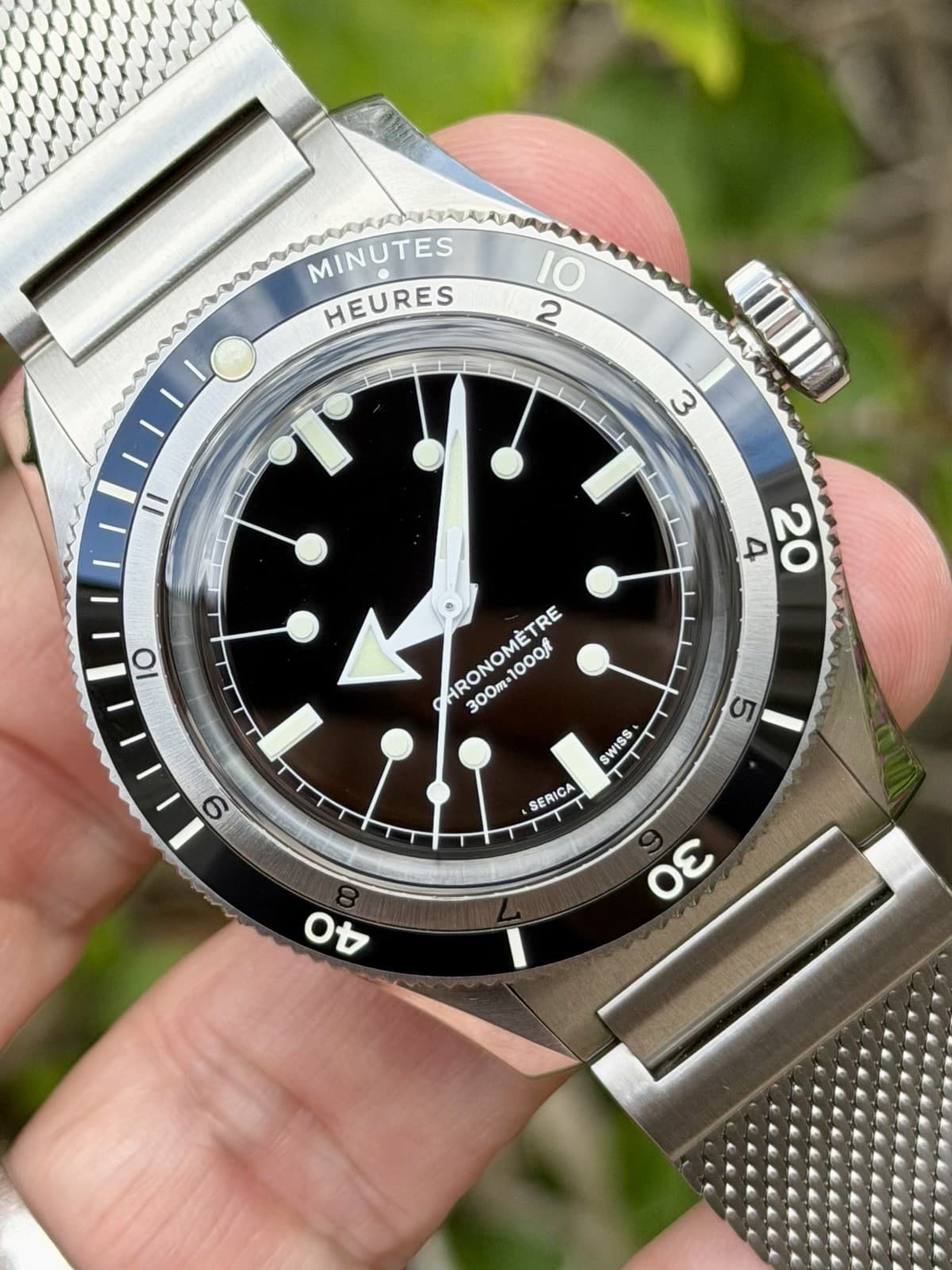 Serica 5303-1 Chronometer Certified Automatic Dive Watch Swiss Made COSC