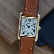 Cartier Tank Louis Ladies 18k Yellow Gold 20mm 2000s