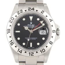 Authentic Rolex Explorer II 16570 Stainless Steel Mechanical Automatic F Ser...