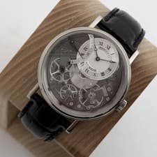 Breguet Tradition 40mm 7097BB/G1/9WU 18K White Gold Skeleton Dial Watch