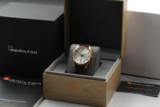 Full Set *N MINT Box* Hamilton Jazzmaster H384410 Small Seconds Quartz Men Watch