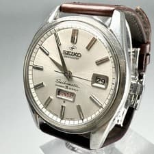 SEIKO 6206 8170 Automatic Watch AD Dial Silver Mens Timepiece