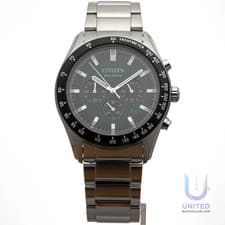 Citizen Eco-Drive Chronograph Green Dial 43mm CA4674-58X