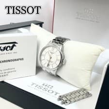 Tissot Chemin Des Tourelles Shell Dial Automatic Watch 1.38in Case 5.71in Wrist