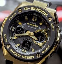 G-Shock 111NGSTS100G1A Mens Solar Watch 50mm Gold Black From Japan