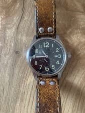 H706550 Hamilton Khaki Field Officer Automatic Black Swiss Made Men's Watch