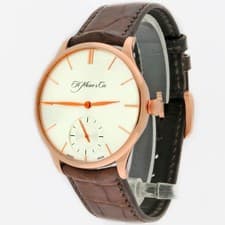 H.Moser & Cie 18K Rose Gold Venturer Small Seconds Manual Wind 39mm 2327-0400 BP