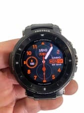 Casio Pro Trek WSD-F30-BK Smartwatch GPS Fitness Black Used Japan
