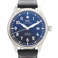 IWC Schaffhausen Pilot Mark 20 IW328203 Navy Dial Men's Watch GZl1habn