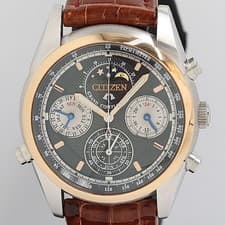 Citizen 6770-T006191 Quartz Black Dial Mens Watch Working Dress Watch Authentic