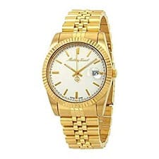 Mathey-Tissot Mathey III Quartz Men’s Watch White Dial Used From Japan