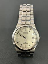 Grand Seiko 8N65-9000 Silver Dial Quartz Date Watch Japan Vintage Classic Used