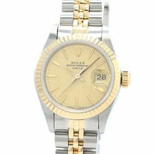 Rolex Oyster Perpetual Date Lady 26 Linen Dial 69173 #067