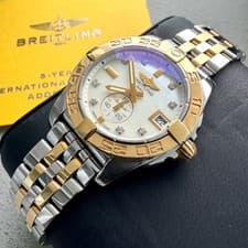 36mm Breitling Galactic 36 C37330 -  Box Booklets + Mother of pearl dial