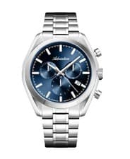 ADRIATICA Men Casual Watch Classic Dress Blue Dial Waterproof Swiss Chronograph