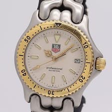 Tag Heuer S95.813 QZ 200M Men's Watch Working Vintage Luxury Authentic Japan
