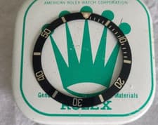 vintage Rolex genuine black insert for Submariner 16613 16808 16618