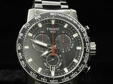 TISSOT T125617 Quartz Watch Silver and Black Analog Used From Japan