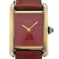 Cartier Must de Cartier Tank - 3 0***** Bordeaux Women's Wrist Watch
