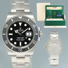 2021 NEW PAPERS Rolex 126610LN Submariner 41mm Steel Black Ceramic Watch Box