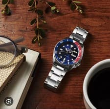 SEIKO SBSA003 Watch Seiko 5 Sports Pepsi Red Navy Authentic Genuine