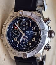 Breitling Avenger Skyland Watch 45mm Steel Automatic Chronograph Black A13380