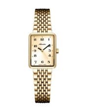ADRIATICA Women Quartz Casual Watch Classic Dress Gold color Dial Waterproof Swi