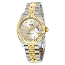 Rolex Lady Datejust Silver Dial Steel and 18K Yellow Gold Jubilee Watch