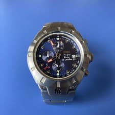 Import duty included for US buyers  MLB Matsui 55 Chronograph Watch Yankees Sign