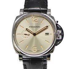Panerai Luminor Due PAM01249 42mm Stainless Steel Automatic Date Box #KN256