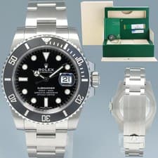 MINT 2020 PAPERS 116610LN Rolex Submariner Date Steel 40mm Black Dial Ceramic