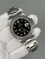 Rolex Explorer II Black 16570. WATCH ONLY (PATINA ON DIAL)