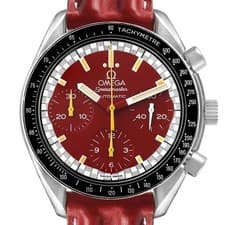 Omega Speedmaster Schumacher Red Dial Automatic Mens Watch 3810.61.41