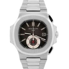 2011 PAPERS Patek Philippe Nautilus 40.5mm Black Steel Chronograph 5980/1A-001 B