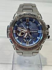 CASIO G-SHOCK Tough Solar Watch GST-B100 Silver Metal Band Tested